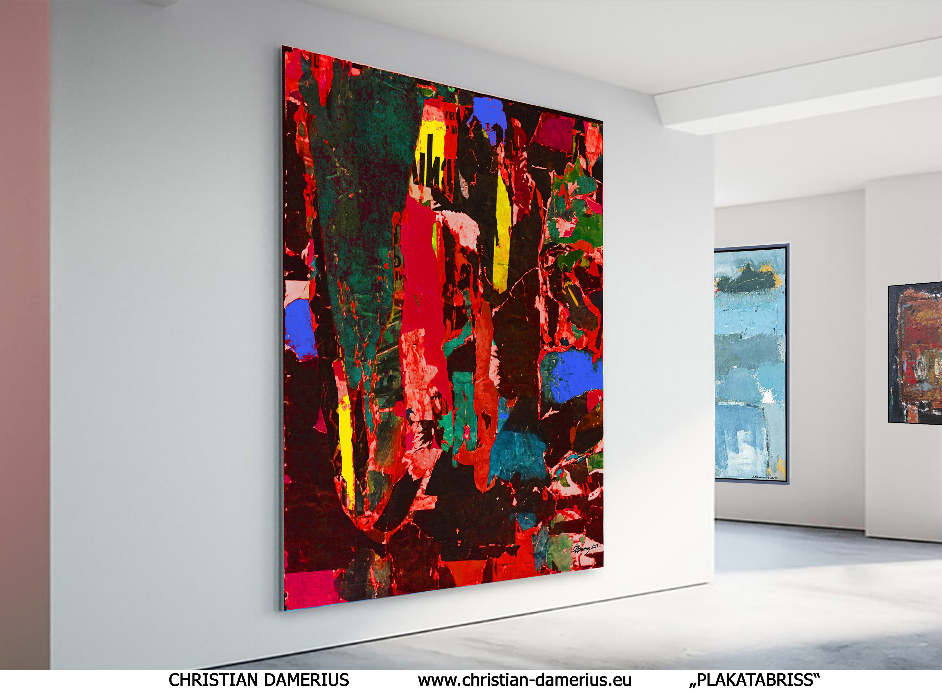 plakatabriss,litfassäule,plakatwand,werbeflächen,starkfarbige kunstdrucke,beispiele für bilderhängung,christian damerius,wandgestaltung mit bildern,ratschläge für bilderhängung,wie bilder hängen,ratgeber bilder hängen,