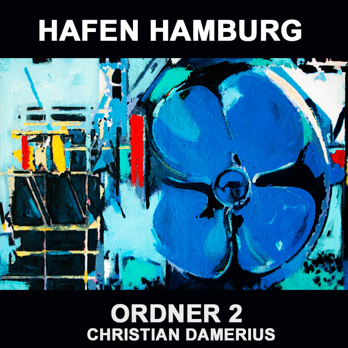 christian damerius,quadrat 1 hafen hamburg,Christian Damerius Moderne Kunstdrucke,Leinwanddrucke 
                  style=
